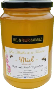 Pot verre Miel de Fleurs Sauvages du Morvan